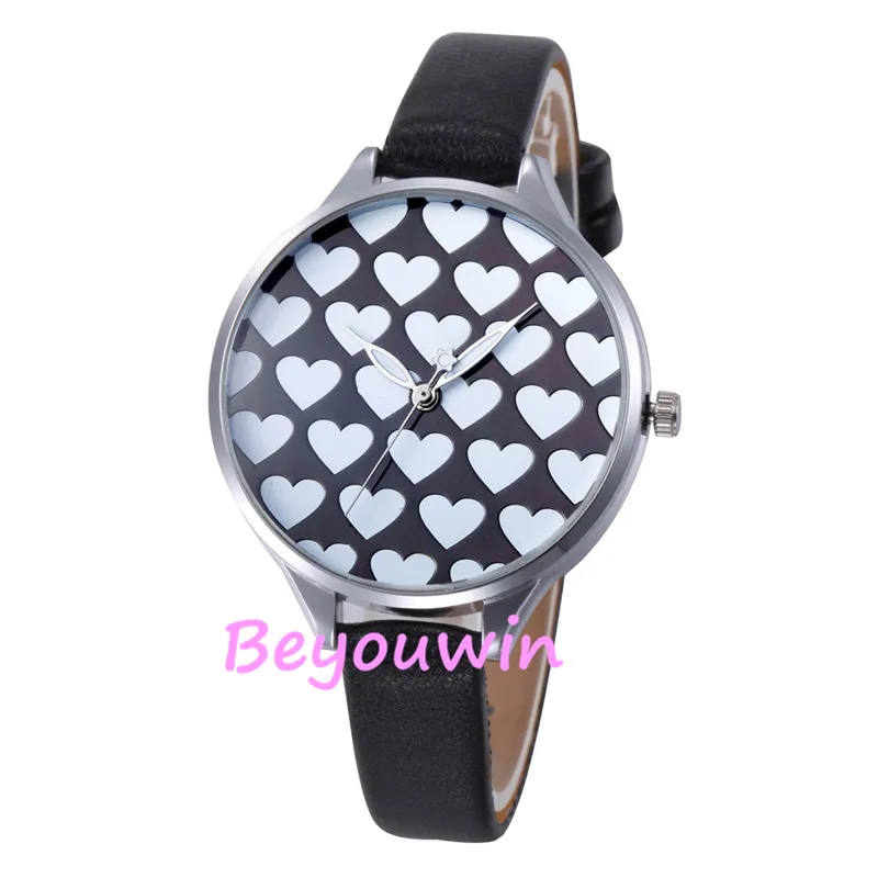 100 шт./лот яркие цвета Женева кожа кварцевые Повседневная часы|Женские наручные