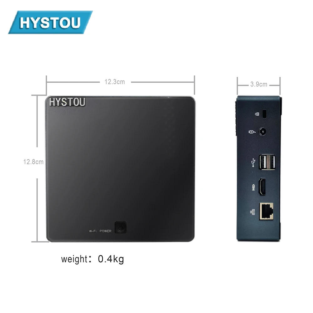 8 го поколения Intel Core i7 8550U i5 8250U четырехъядерный ниточный HYSTOU Nuc Мини ПК Windows 10 DDR4L RAM