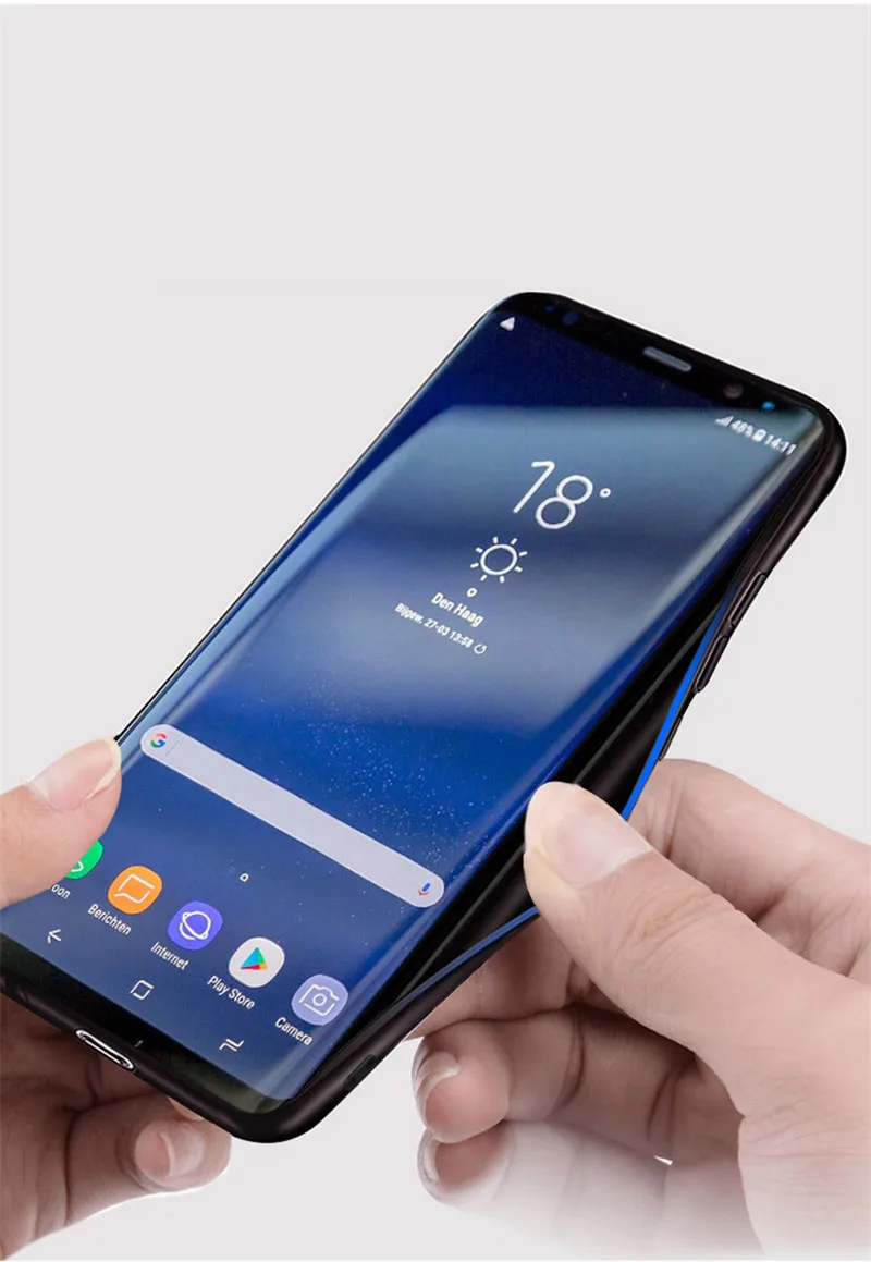 Чехол для Galaxy S9 Plus, чехол для samsung S9 Plus, чехол Mofi для samsung S9, чехол, тканевый чехол для samsung Galaxy S9