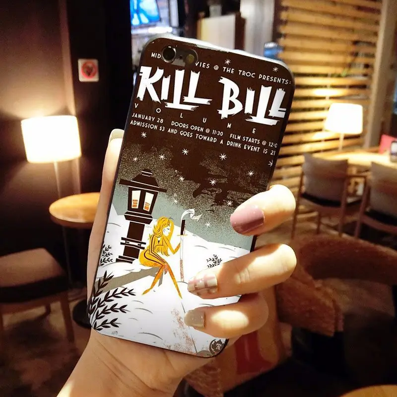 MaiYaCa Kill Bill Movie Drawing TPU чехол для телефона iPhone 8 7 6 6S Plus X 10 5 5S SE 5C Coque Shell|case for iphone|phone