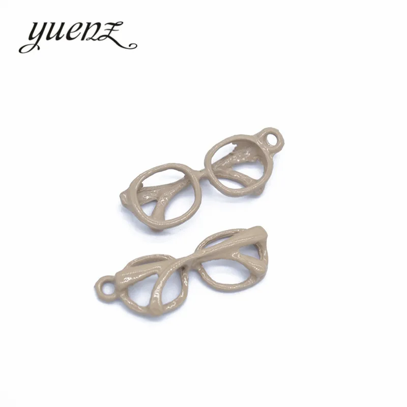 YuenZ 20 шт. Многоцветные очки Микс стильный амулет из сплава с краской для создания ювелирных изделий своими руками подходят под ожерелье аксессуары W53.