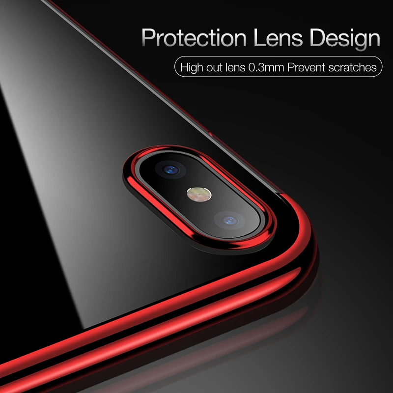 Чехол для телефона iPhone Xs Max 6 5 противоударный мягкий силиконовый защитный чехол
