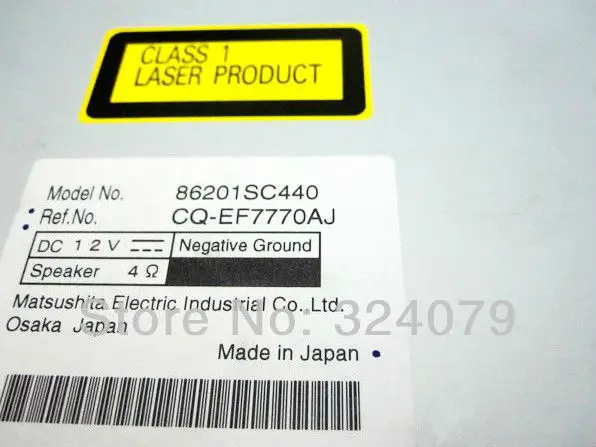 Panasonic/Matsushita 6 CD changer tuner 86201SC440 for SUBARU Forester car radio CQ-EF7770AJ |