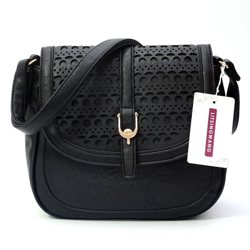 LITSINGWANG new crossbody bags for women hollow out pu shoulder handbags bolsas femininas bag female messenger | Багаж и сумки