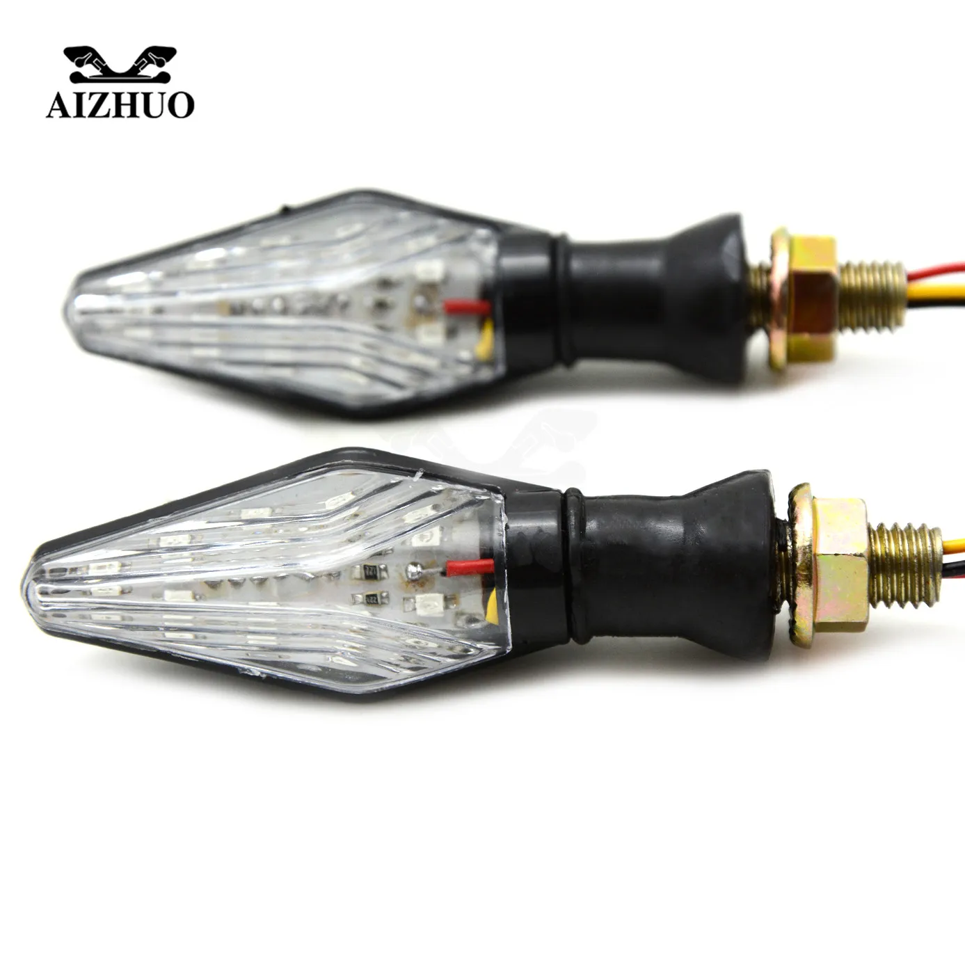 12V Universal Motorcycle LED Turn Signal Light Indicators Amber Blinker Flashers Lighting Accessories | Автомобили и мотоциклы