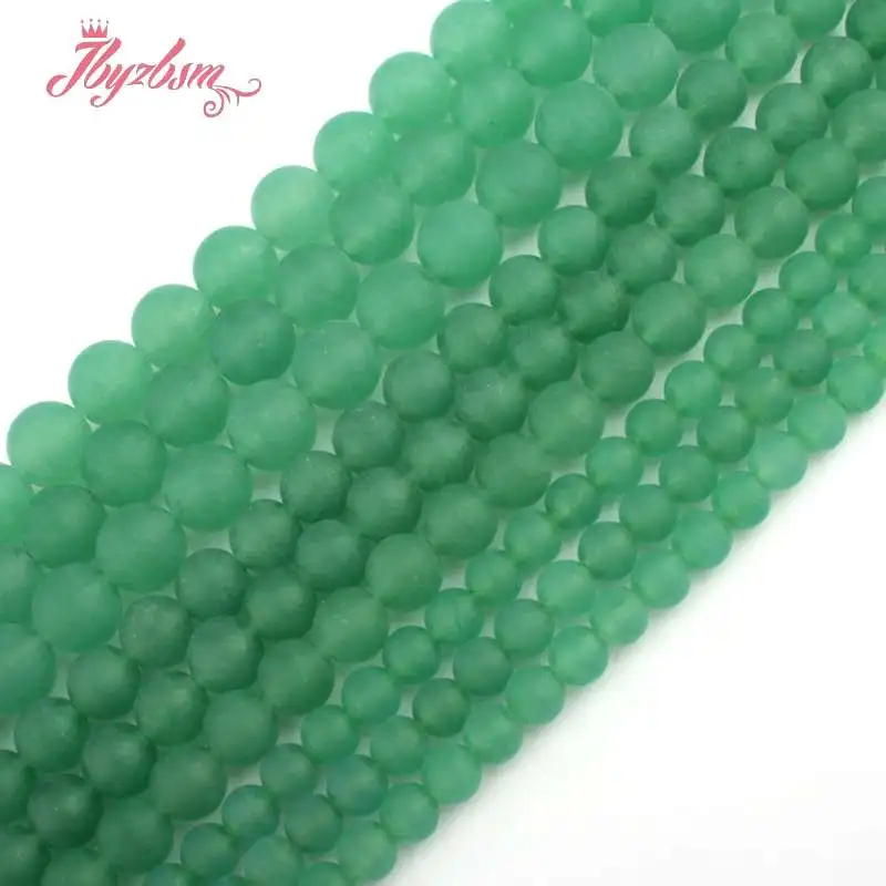 Круглые бусины из авантюрина Зеленые Бусины для самостоятельного изготовления