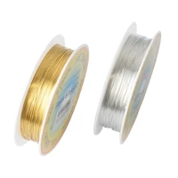 0 250 30 40 50 6mm 1 roll alloy cord silvery goldrn craft beads rope copper wires beading wire jewelry making