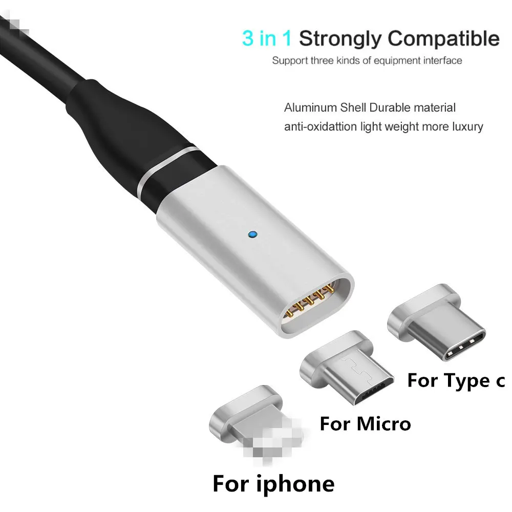 Магнитный разъем адаптера для iphone usb кабель Micro type-c type C адаптер для samsung Xiaomi huawei Зарядка
