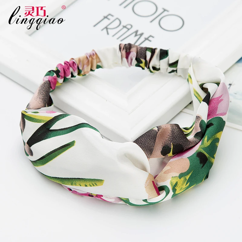 23 Colors Fashion Hair Ornaments Women Elastic Turban Headband Headwear Hoop Cotton Bands Accessories for girls | Украшения и