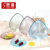 novelty daily department store seasoning small disk fish disk glass coloured disk