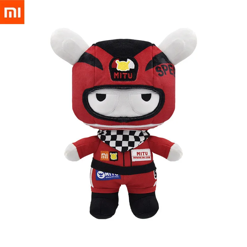 Xiaomi Mitu маленький динозавр/гонщик/милый кот/Кролик поросенок/25 см PP Хлопок и шерсть мультфильм милая игрушка подарок для детей - Цвет: Racer