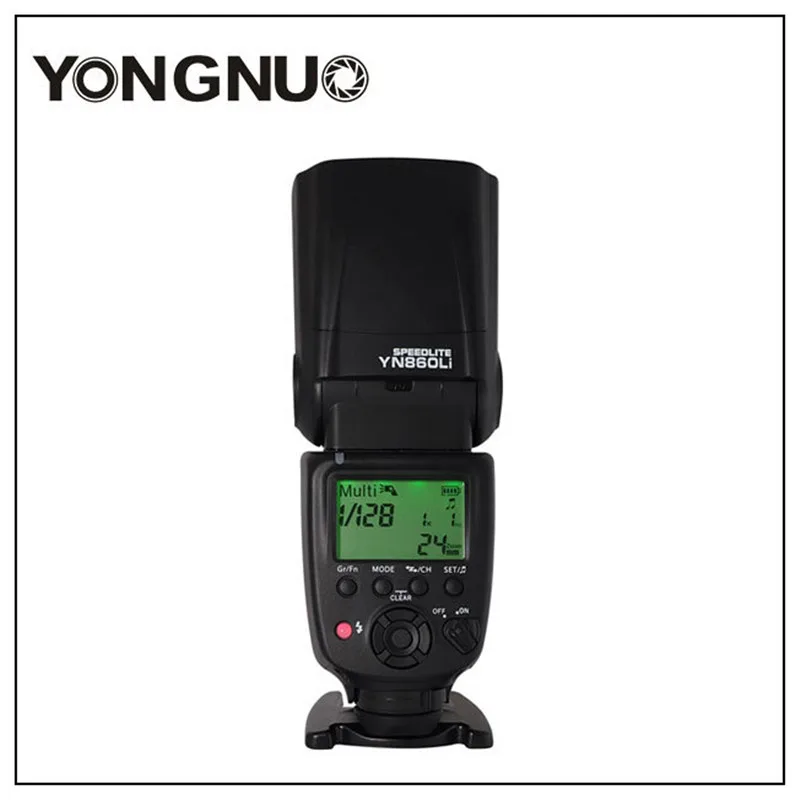 Yongnuo YN860Li Универсальный беспроводной Master Slave Вспышка Speedlite Литиевая Батарея Вспышка светильник для Nikon Canon D5300 D7100 D7200