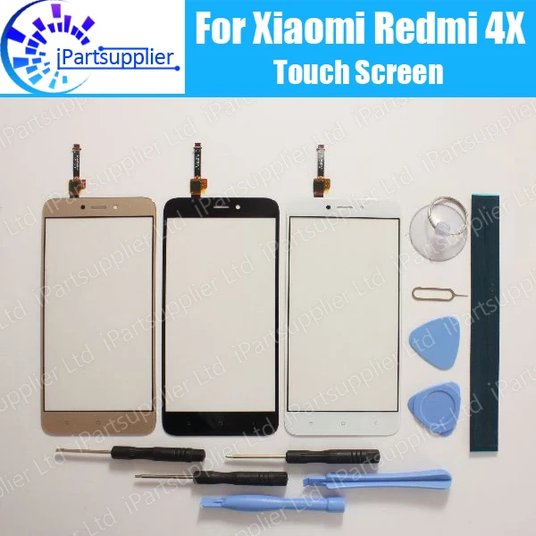 Для Xiaomi Redmi 4X Сенсорная панель 100% гарантия новая стеклянная Сенсорный экран