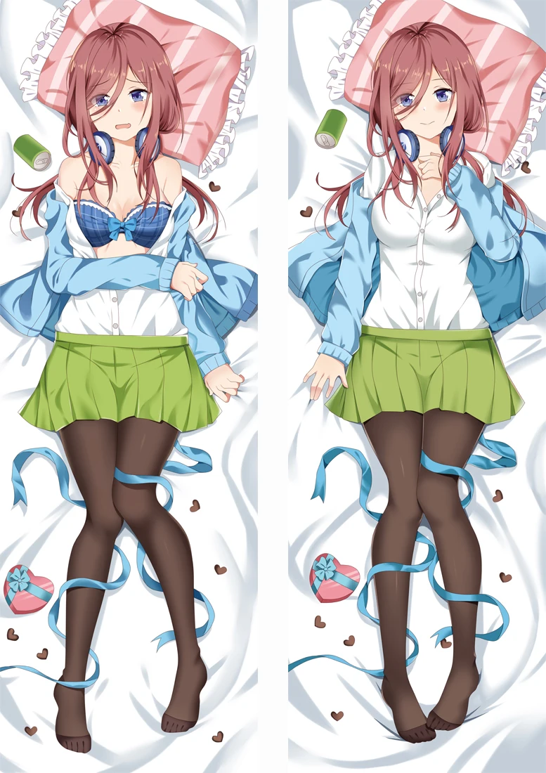 

Mxdfafa Japanese Anime The Quintessential Quintuplets Pillowcase Cartoon Girl Body Pillow Cover Manga Dakimakura Pillow Case