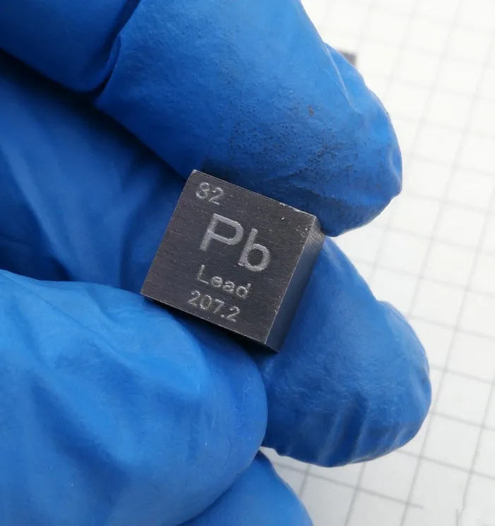 

Metal lead periodic table cube lead cubic high purity lead 10mm Pb9999