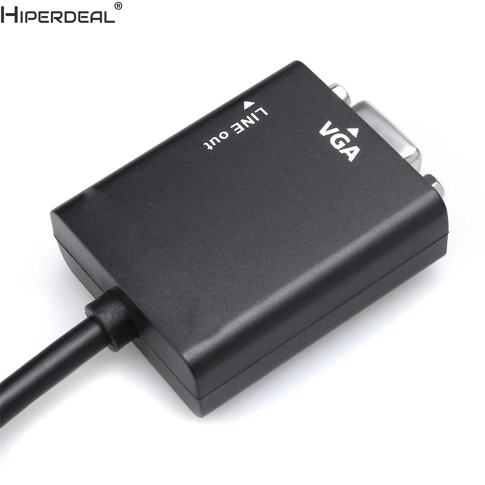 Hiperdeal 3 in1 HDMI мужчин и женщин VGA+ Micro HDMI к HDMI адаптер Oct27