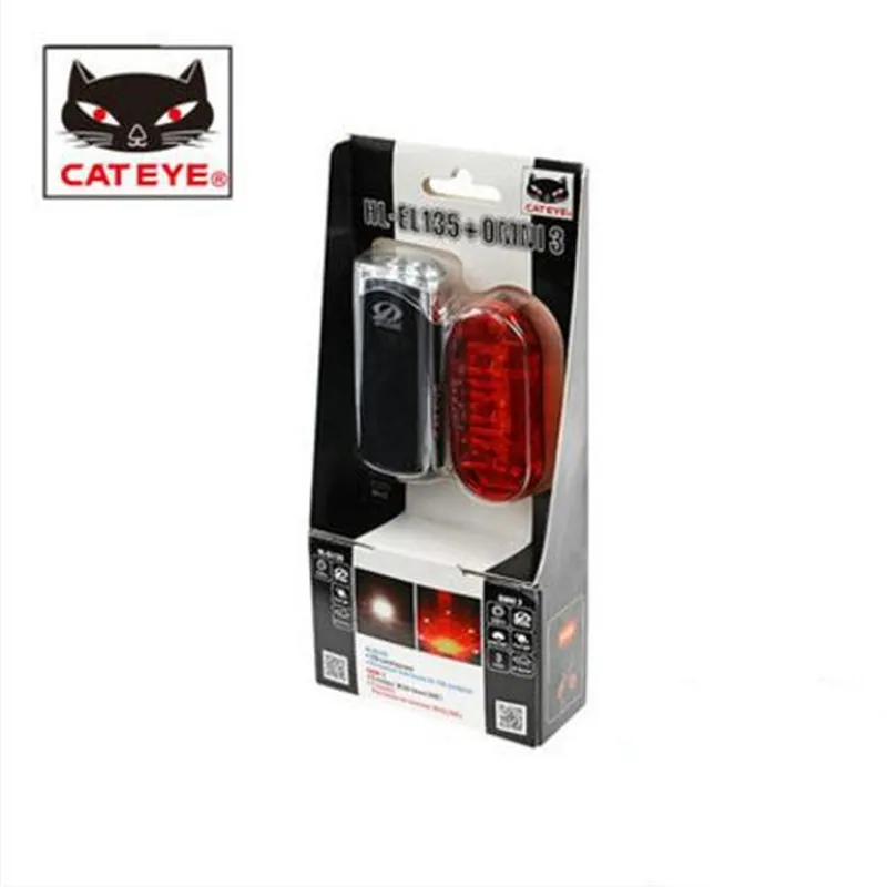 CATEYE HL EL135 + TL LD135 R набор велосипедных ламп фары горного велосипеда задние фонари|bike