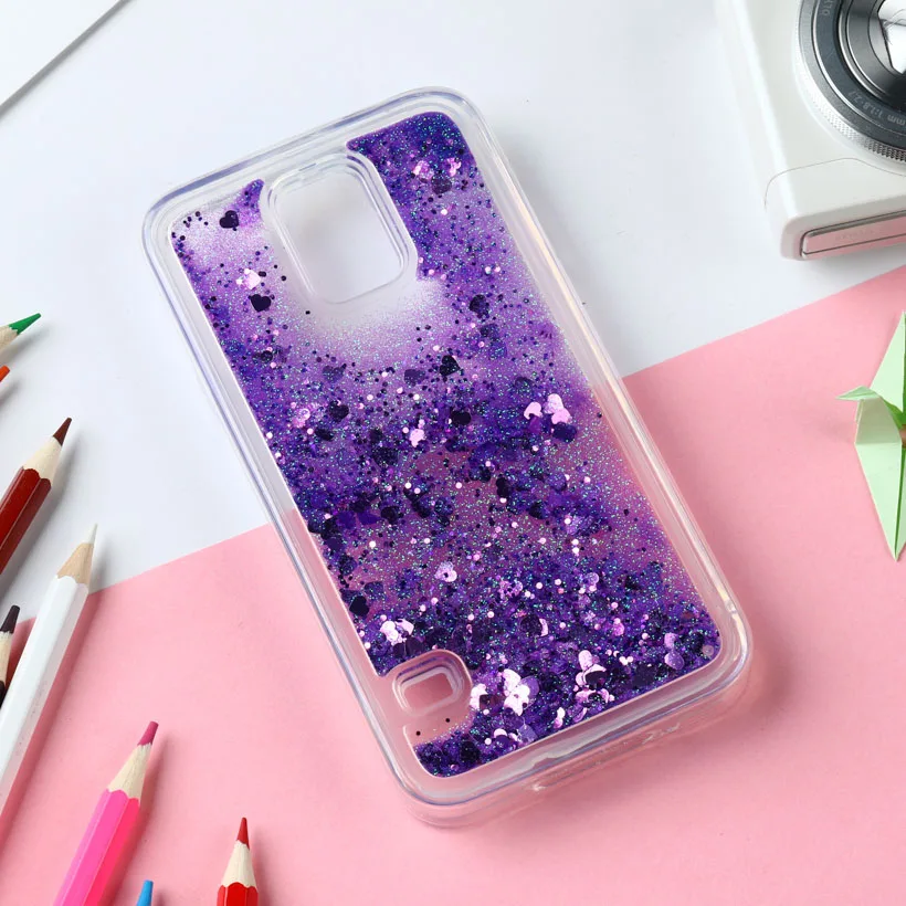 03 Блестящие чехлы с жидкостью для samsung Galaxy S5 чехол для samsung S6 S7 S8 S9 край A6 A7 A8 J6 J4 J8 плюс S10 S10E S10 плюс Чехол - Цвет: 03