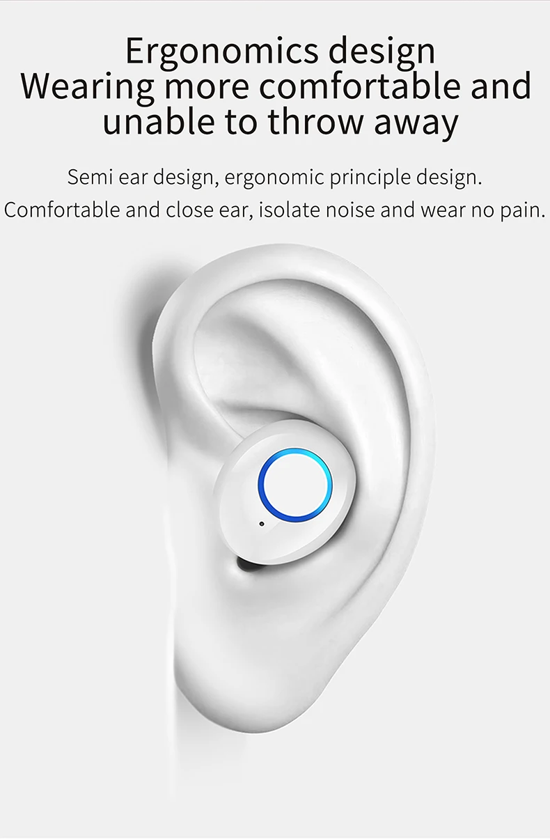 K10 TWS Беспроводная Bluetooth 5,0 гарнитура снижение шума 3D стерео гарнитура hands free с зарядной коробкой подарок