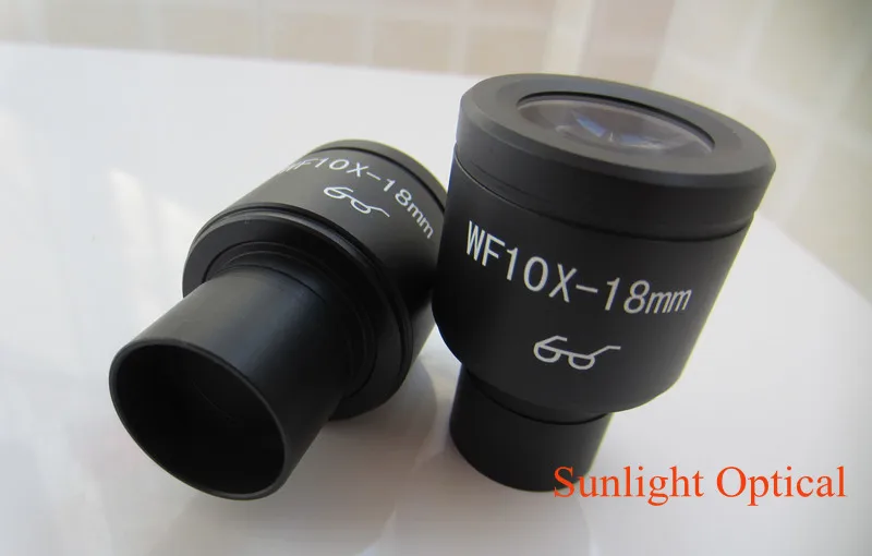 WF10x 18 мм поле обзора широкий угол и высота окуляра оптический окуляр объектив для