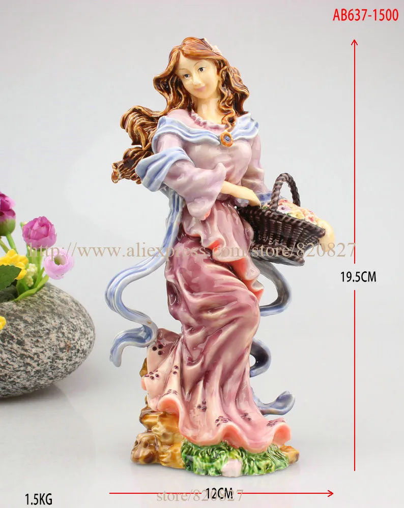 Необычная сказочная Вертикальная разноцветная Статуэтка Феи сада девушки