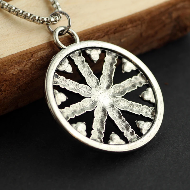 Символ викингов норсе Runic якорь ожерелье Ретро Винтаж компас руль подвеска для