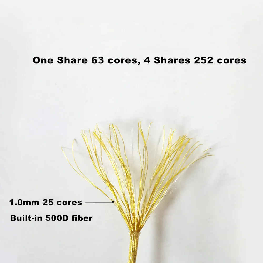 Кабель для наушников FENGRU DIY jdly Gold JC04P 5N OFC 4 Share 252 ядер Shure SE215 IE80 KZ ZST ZSN Pro ZS10
