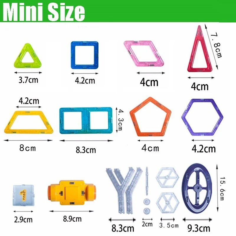 Vavis тови Творческий мини Магнитная здания Плитки магнит дизайнер строительные