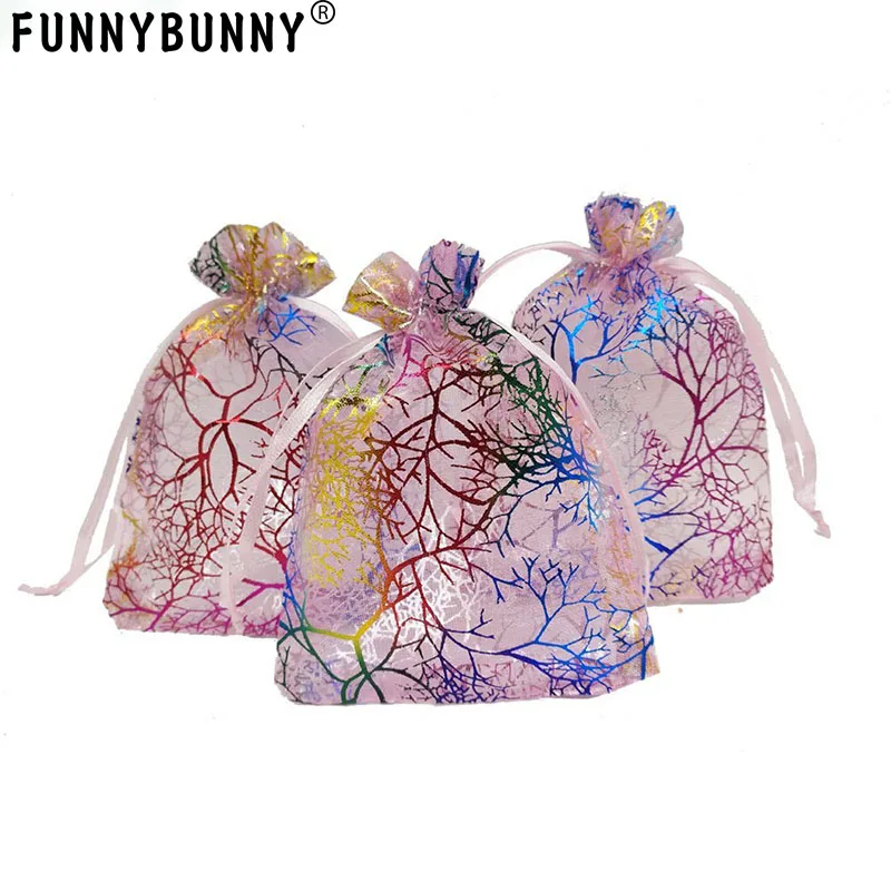 FUNNYBUNNY отвесные сумки из органзы для свадебного детского душа подарочные с