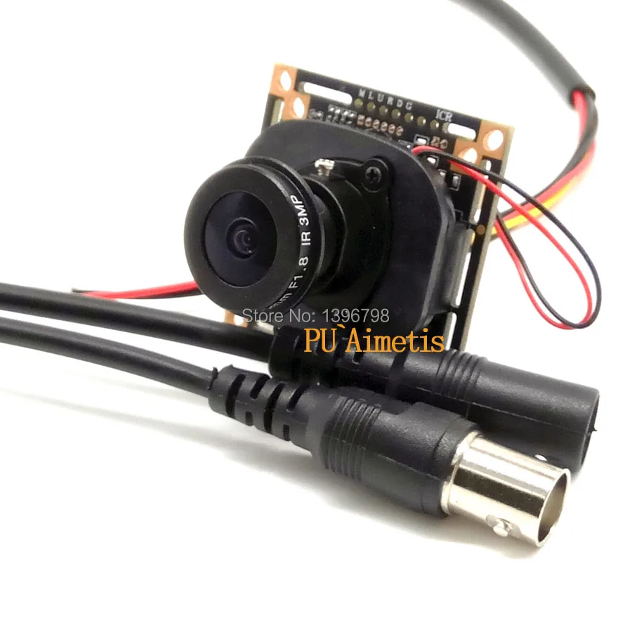 Мини HD 360 градусов рыбий глаз панорамный аналог камера видеонаблюдения высокой