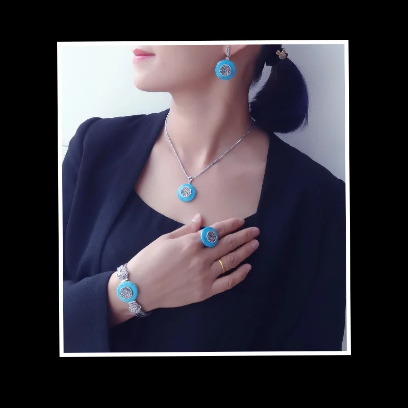 Женский винтажный комплект ювелирных изделий Sellsets вечерние комплекты из