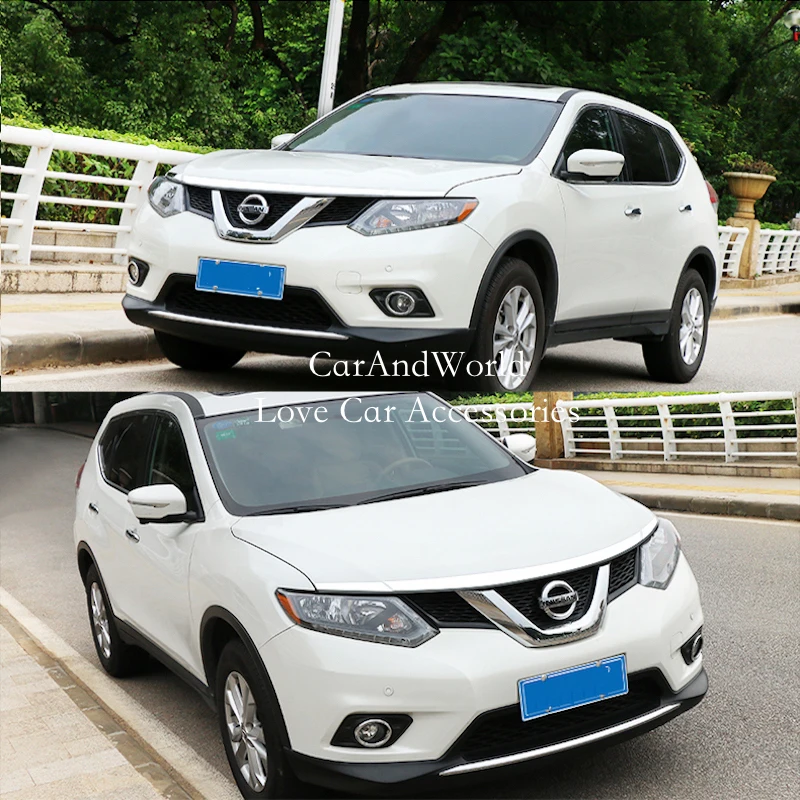 Для Nissan X-Trail X Trail T32 Rogue 2014 2015 2016 передний капот решетка капота полоса накладка ABS