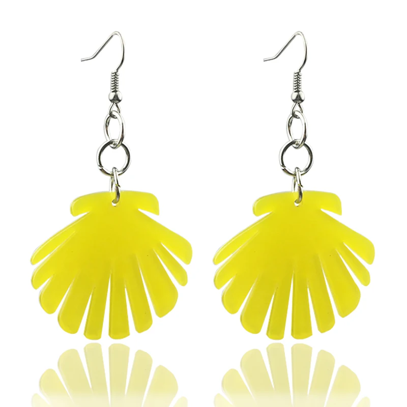 DM панк корейские акриловые серьги для женщин из ацетатной смолы блестящие