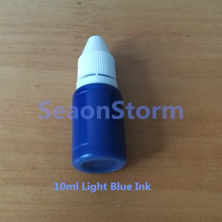 Light Blue Stamp Ink 1 шт. Алиса в стране чудес украшения Штамп DIY Самостоятельная чернильная светочувствительное уплотнение без ручки Забавный планировщик для скрапбукинга штампы - Цвет: Light Blue Stamp Ink