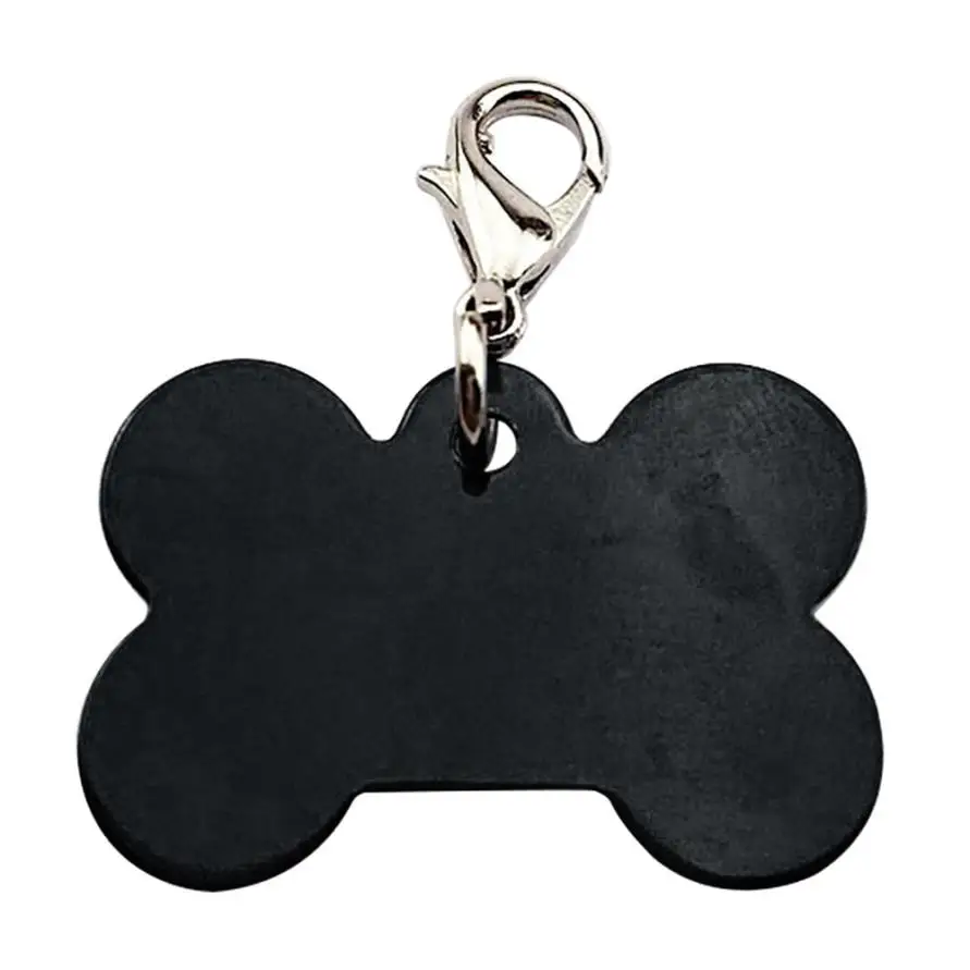 Transer собачий поводок Очаровательная кость блестящая лапа собака кошка бирка