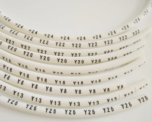 200 шт./лот 0,5 0,75 1,0 1,5 2,5 4,0 6,0 8.0mm2 Белый Кабель маркер plum насосно-компрессорных труб по индивидуальному заказу номер и символ - Цвет: 1mm2 200pcs