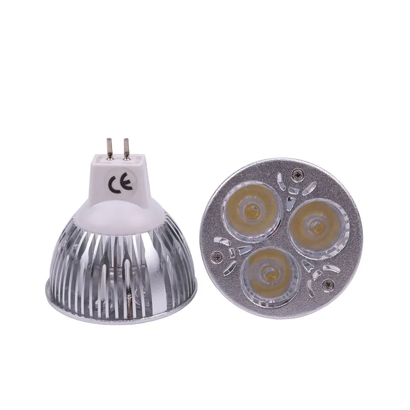 3 Вт светодиодные лампы точечного света Foco LED 12 В MR16 110 220 E27 GU10 E14 лампа для