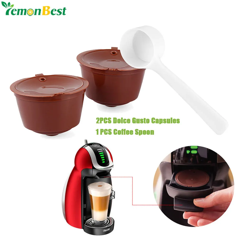 2 шт. многоразовые капсулы для кофе Dolce Gusto Nescafe многоразового пользования