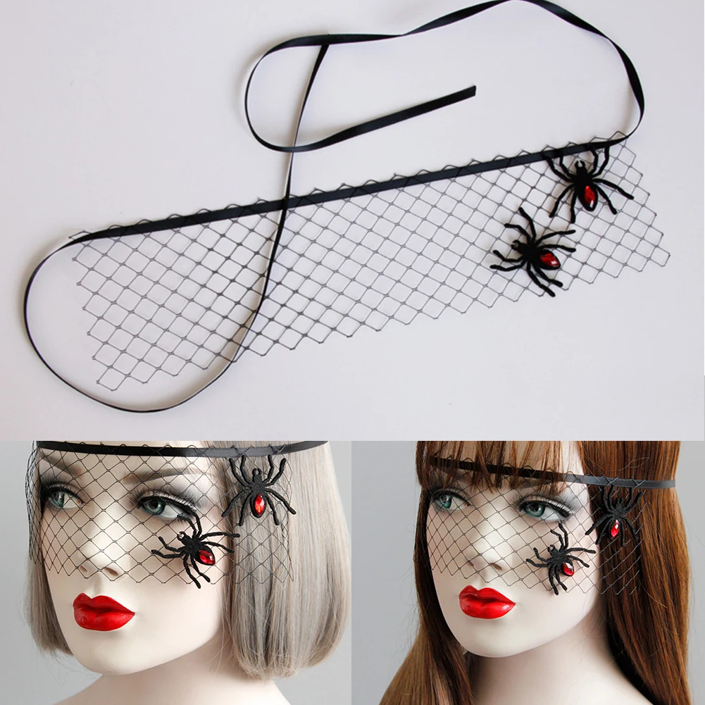 Хэллоуин маскарад паук повязка на голову &quotПринцесса&quot черный костюм для