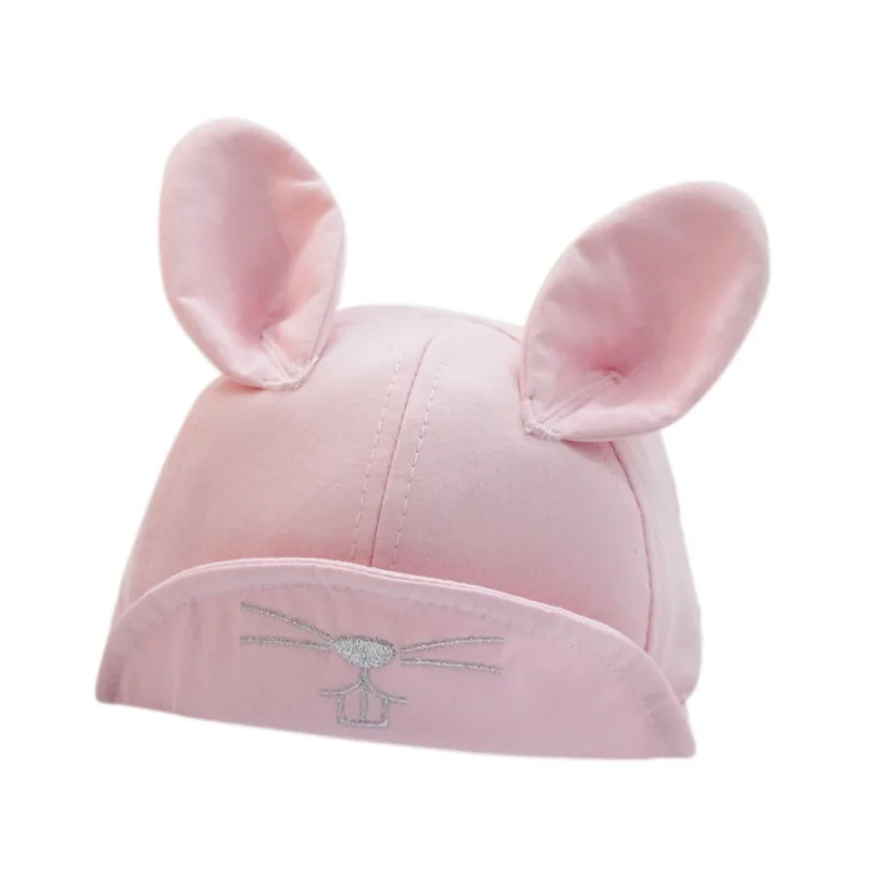 Infant Hats For Baby Girls Boys Autumn Caps Kids Rabbit Ear Baseball Cap Cotton Boy | Детская одежда и обувь