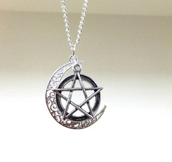 Ожерелья-Чокеры женские полумесяц полые серебряные винтажные подарок ювелирной