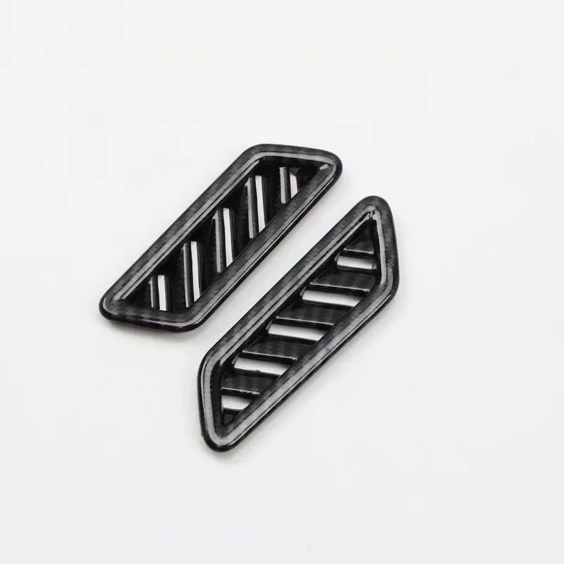 Auto Accessory Side Air Conditioning AC Outlet Vent Frame Cover Trim Matte Carbon Fiber For Volkswagen T-Roc T Roc 2018 - 2021 | Автомобили