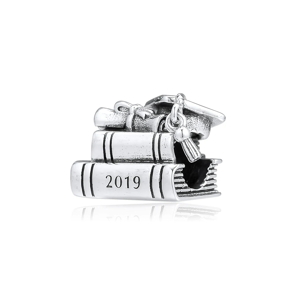

Подходит для браслетов Pandora с бусинами и шапкой, брелоки для книг и свитков, 100% 925 пробы, серебряные ювелирные изделия, бесплатная доставка