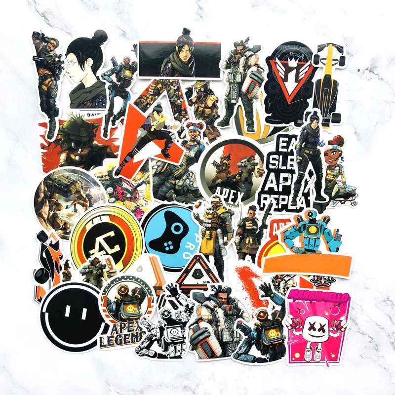 Водонепроницаемые ПВХ Стикеры 68 шт./лот Apex Legends наклейки сделай сам детские