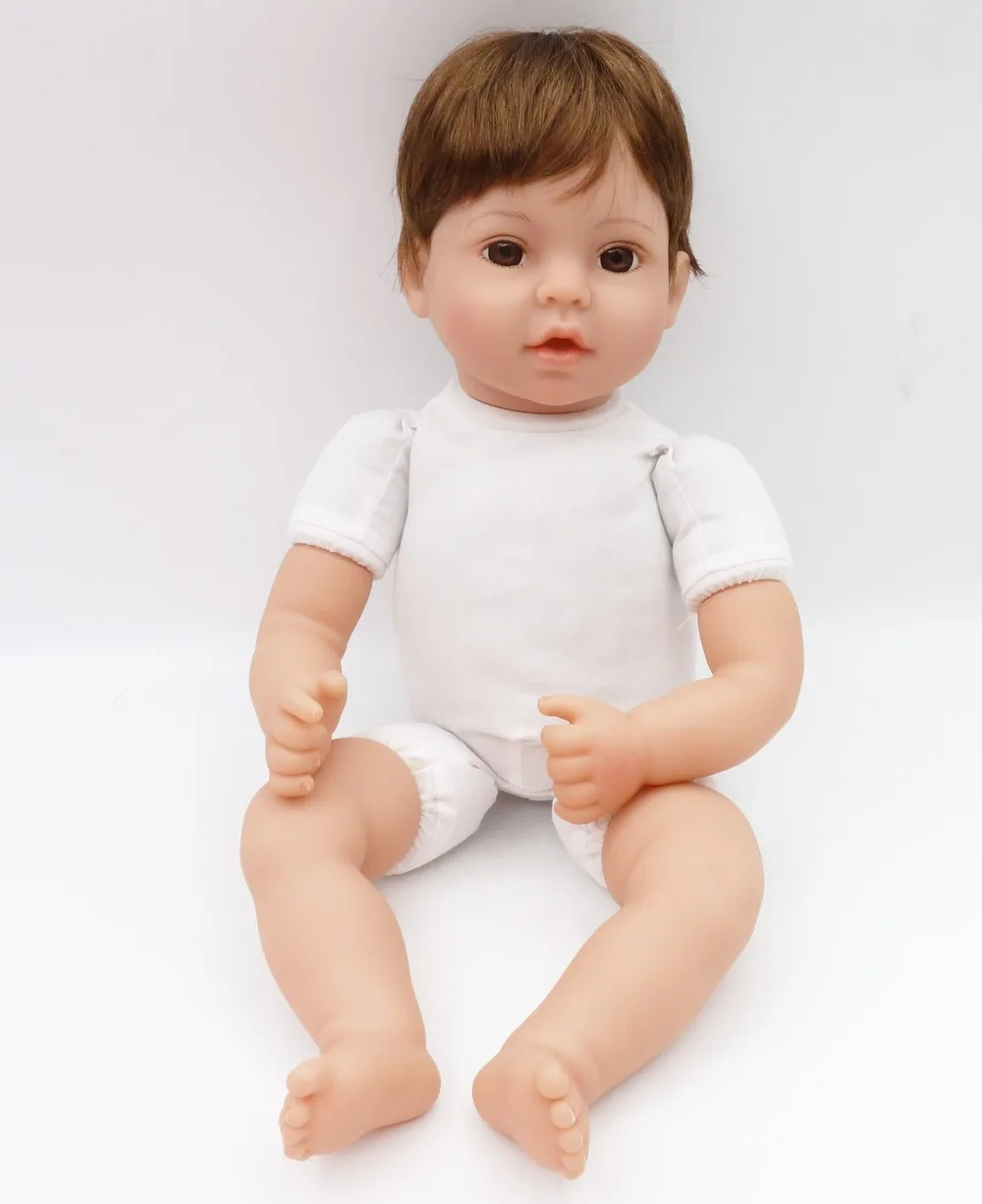 Новые силиконовые куклы bebes reborn 16 &quotдля маленьких девочек роскошный комплект для