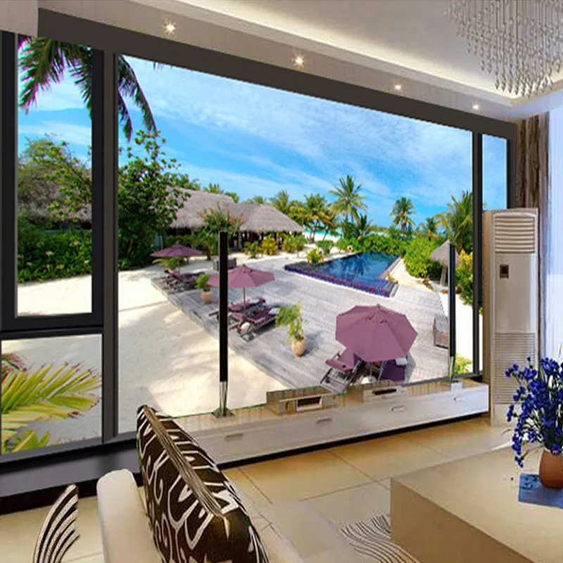 3D обои современные для гостиной столовой кафе домашнего декора|papel de parede 3d|papel