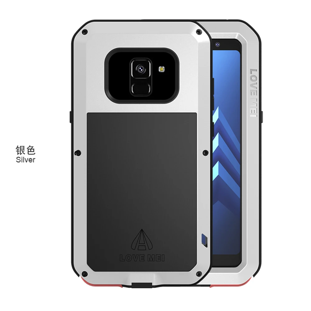 Love Mei Armor Case for Samsung Galaxy A8 Plus 2018 Shockproof Heavy Duty Waterproof Cover Hard Shell | Мобильные телефоны и