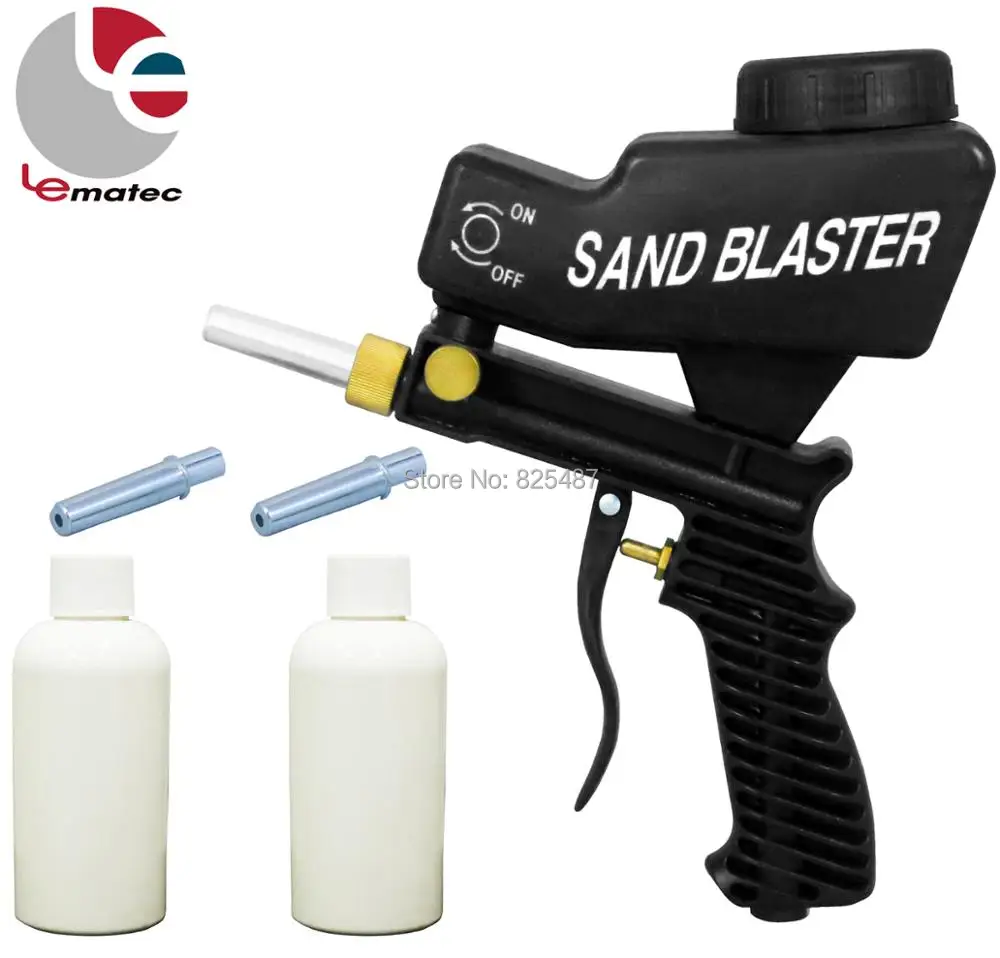 Высококачественный Пескоструйный пистолет LEMATEC для удаления ржавчины и пыли