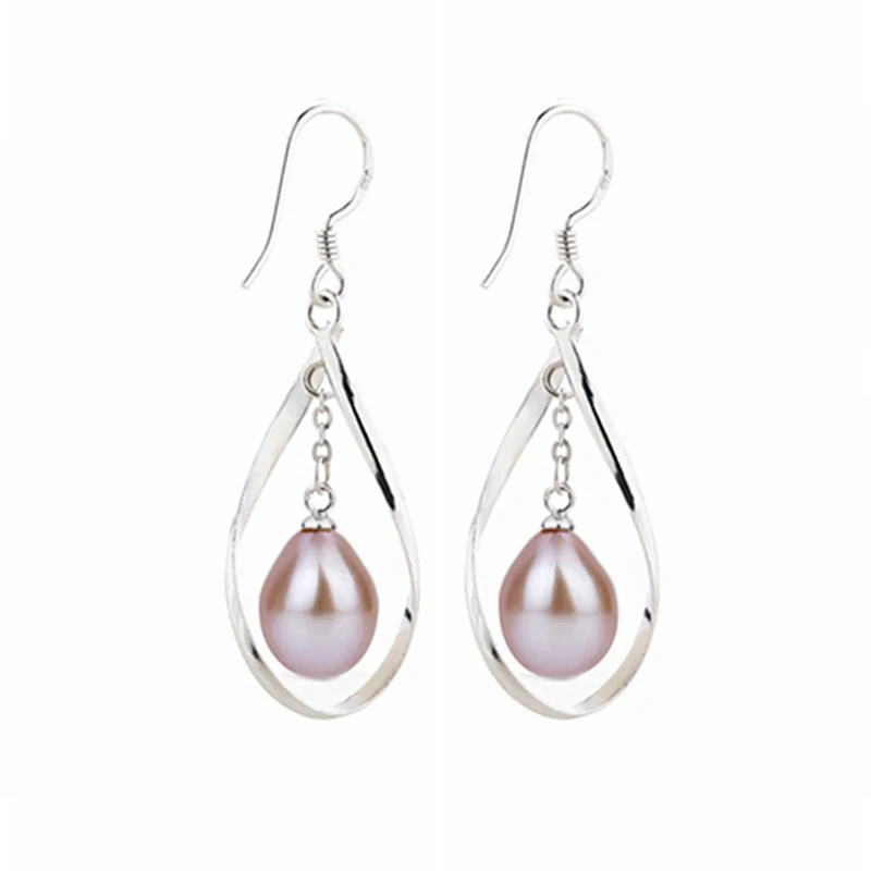2018 NEW celebrity fashion design Exaggerated style Perfect drop pearls earring Fashion sterling silver Drop Earrings for women | Украшения