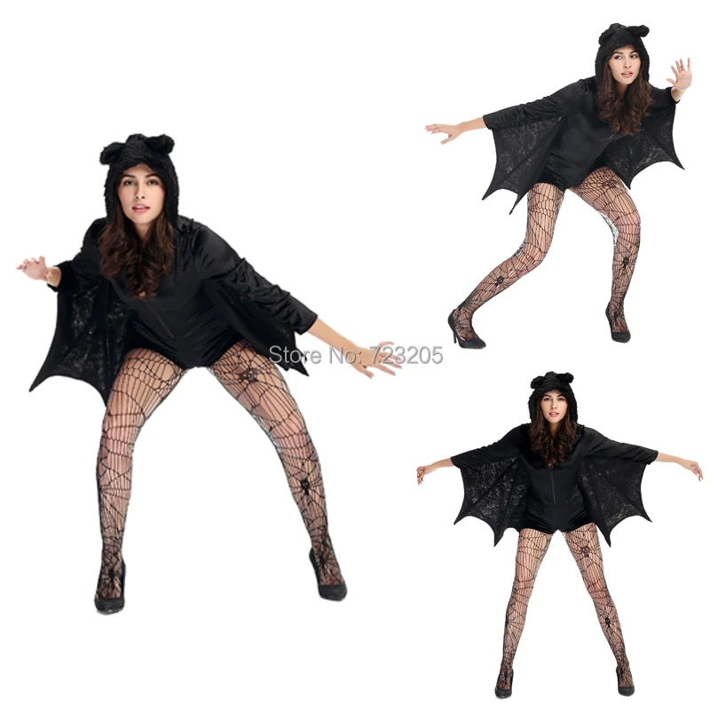 Распродажа женский классический костюм на Хэллоуин черное нижнее белье с